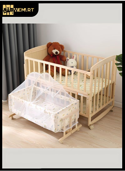 Buy Convertible Crib，Converts from Baby Crib to Toddler Bed, Daybed and Full-Size Bed, Fits Standard Full-Size Crib Mattress in Saudi Arabia