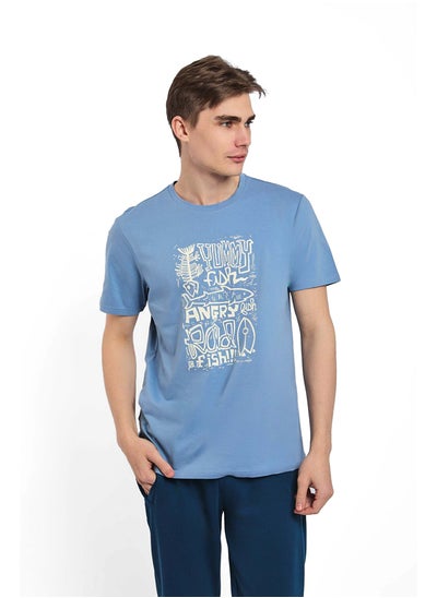 Buy Casual Regular Fit Cotton T-Shirt in Egypt