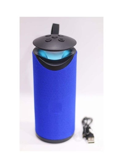 Buy GT-112 Portable Lighting Bluetooth Speaker Support AUX, Memory Card & Flash Disk -Blue in Egypt
