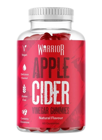 Buy WARRIOR APPLE CIDER VINEGAR 60 GUMMIES in UAE