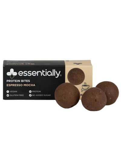 Buy Essentially Protein Bites Esspresso Mocha  45g in UAE