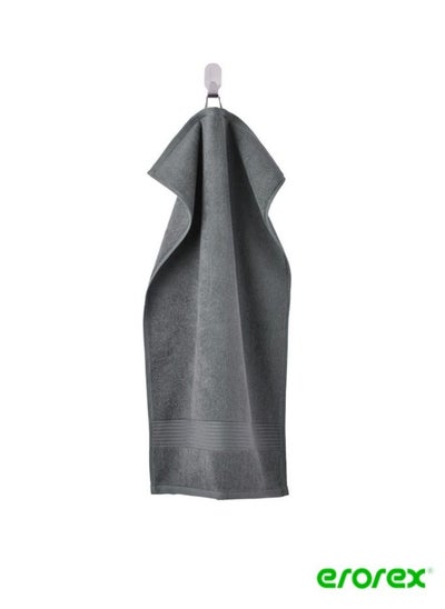 Buy Hand towel dark grey 40x70 cm in Saudi Arabia