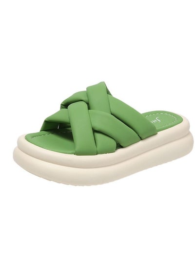 اشتري Summer New Fashion Platform Casual Slippers في الامارات