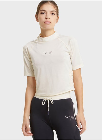 Buy First Mile Mock Neck T-Shirt in UAE