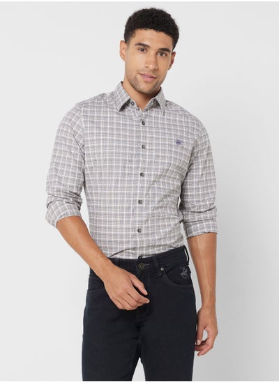 اشتري Checked Slim Fit Shirt في الامارات