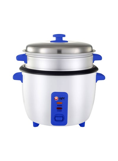Buy Electrical Automatic Rice Cooker 1 L Capacity Automatic Keep Warming Safety Indicator Lights Removable And Non Stick Cooking Pot in UAE
