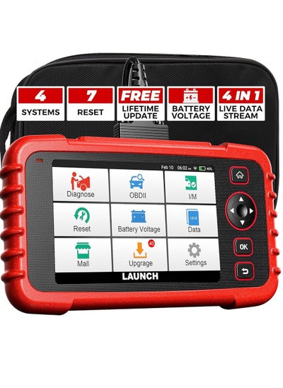 اشتري LAUNCH CRP123X V2.0 OBD2 Scanner 2024 Version, ABS SRS Engine Transmission Car DiagnosticTool, 7 Service Functions, Battery Test, Lifetime Free Update في الامارات