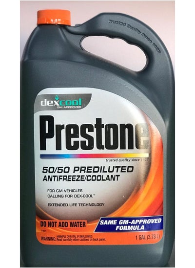 Buy DexCool Antifreeze - Coolant 50/50 GM Approved Orange 3.78Ltr in UAE