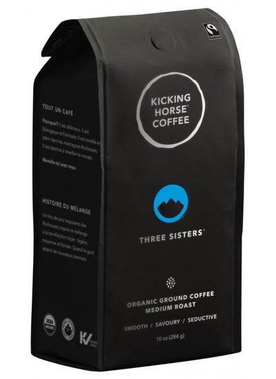 اشتري Three Sisters, Kicking Horse Coffee, Medium Roast, Ground, 10 oz - Certified Organic, Fairtrade, Kosher Coffee في الامارات