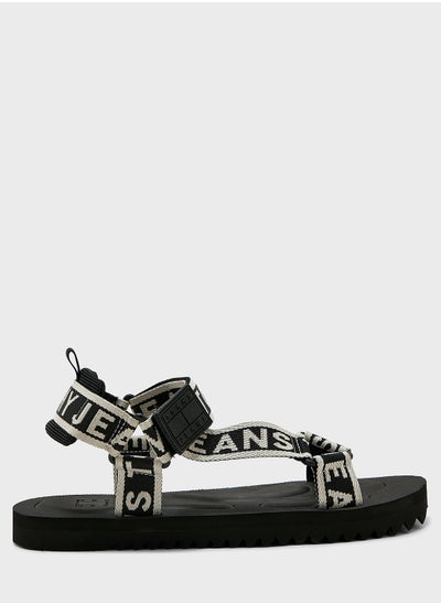 اشتري Logo Tape Sandals في الامارات