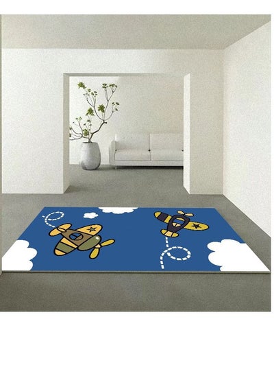 Buy Aeroplane Design Play Mat / Rug / Carpet For Kids Room in UAE