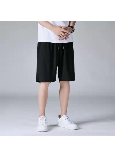 اشتري Summer Ice Silk Quick-Dry Basketball Shorts Interlaced Shorts في الامارات