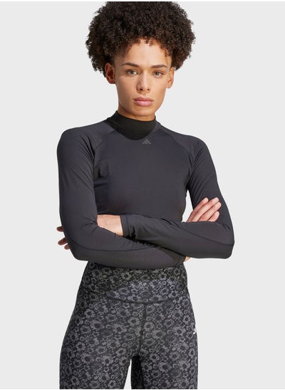 اشتري Hiit Heat.Rdy Long-Sleeve Top Crop Top في الامارات