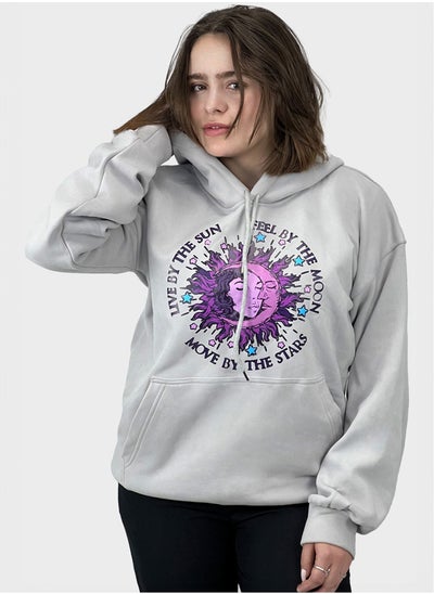 Buy Premium Line, Printed Oversized Hoodie in Egypt