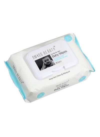 Buy Baby Wipes Baby Care Blue 450G in UAE