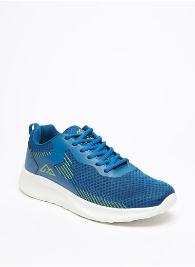 Buy Textured Lace Up Mens' Sports Shoes in UAE