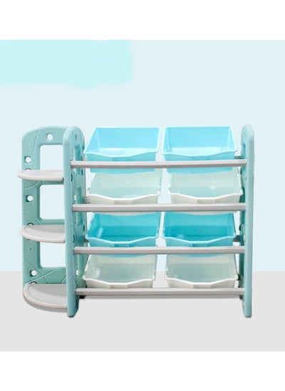 Buy 8 Toy Storage Bins Organizer with 3 Tier Corner Shelf in Saudi Arabia