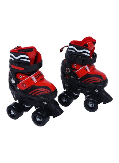 اشتري Top Gear Roller Skates Shoes TG 9008 Adjustable Double Row 4 Wheel for Kids في الامارات