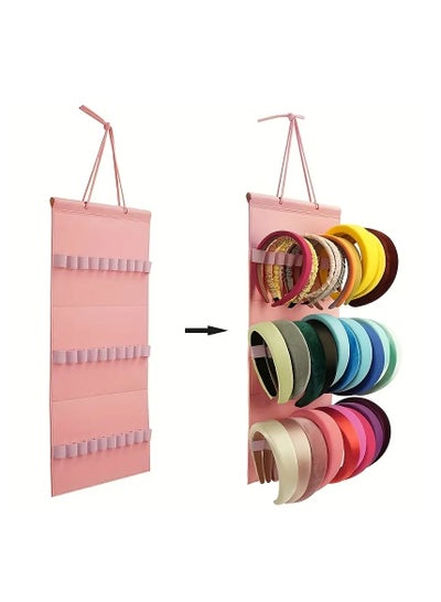 اشتري Organize Your Daughter's Hair Accessories with this Stylish Hanging Hair Accessories Organizer في السعودية