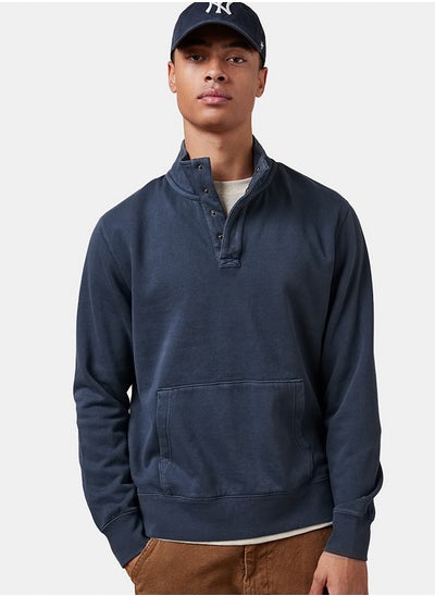 Buy AE Quarter-Snap Mockneck Sweatshirt in Egypt