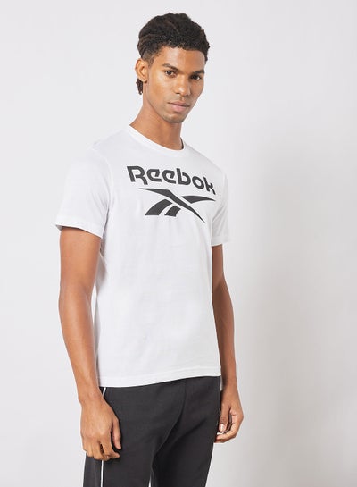 Reebok Mens MYOKNIT Mesh Basic T-Shirt, Grey, Large 