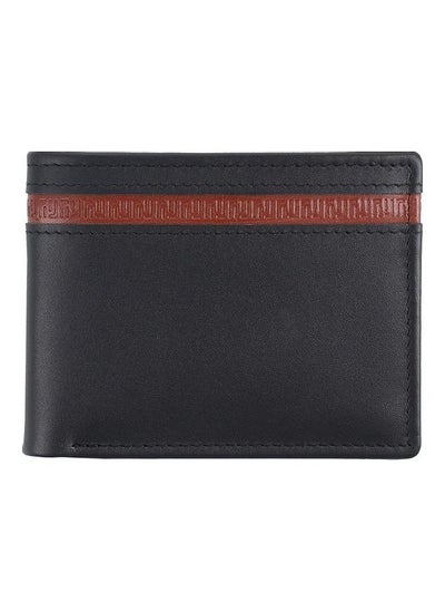 Buy Leather Quetta Wallet Black/Red in UAE