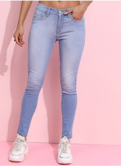 Buy Mid Rise Skinny Fit Jeans in Saudi Arabia