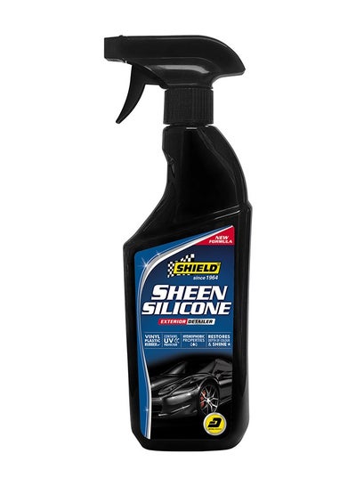 اشتري Car Exterior Detailer Sheen Silicone 500ml Shine Restore Color UV Protector Hydrophobic Car Detailer SHIELD SH304 في السعودية
