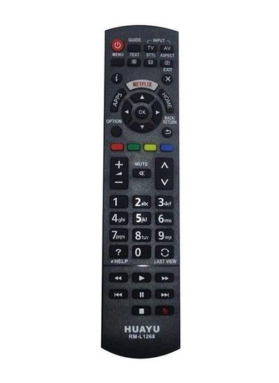 Buy Replacement Remote Control For Panasonic Netflix TV Black in Saudi Arabia