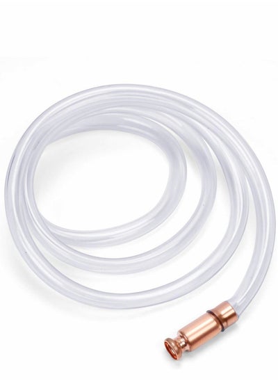 Buy Gas Siphon 6FT Multi-Purpose Super Easy Pump,1/2" Valve Tubing Safe (White) in Saudi Arabia