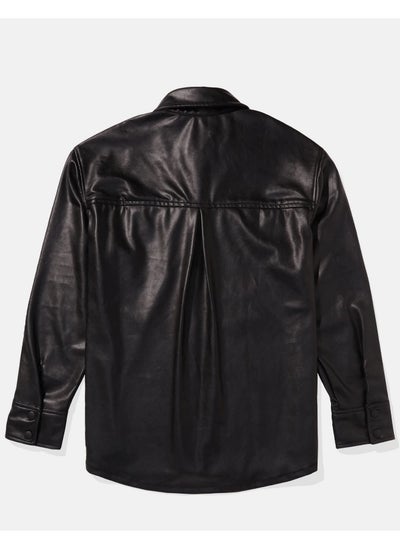 Buy AE Vegan Leather Shacket in Egypt