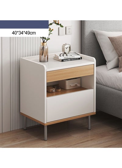 Buy Modern Bedside Table Luxury Nightstands Multifunction Nightstand For Bedroom in UAE