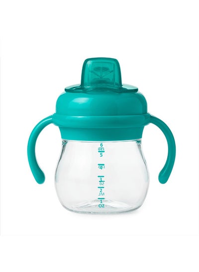 Buy Transitions Soft Spout Sippy Cup With Removable Handles - 6 Oz - Teal in UAE