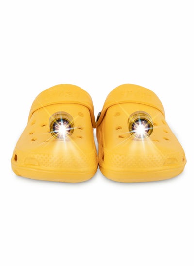 اشتري 2 Pcs Croc Charm, LED Light for Croc Waterproof Shoes Lights Charms for Dog Walking Handy Camping, Lasting 72 hours glow Suitable for Adults Kids في الامارات