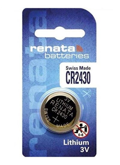 اشتري 1-Piece Renata CR2430 Swiss Made Lithium 3V Battery في الامارات