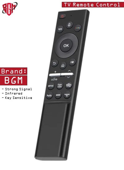 Buy Voice Bluetooth Universal Remote Control for All Samsung Smart LCD LED UHD QLED 4K HDR TVs with Netflix, Prime Video, Samsung TV Plus, hulu, WWW, Rakuten-TV Buttons in UAE