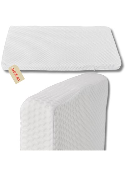 Buy Baby Cot Mattress Extra Thick 10 cm 110 X 60 CM CLASSIC FOAM & Removable Washable Cover, Breathable, Toddler Baby Bed Mattress Saudi Made in Saudi Arabia