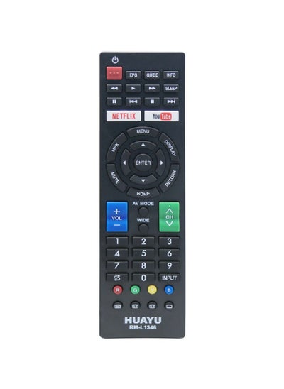 Buy Sharp Smart TV Remote | Replacement TV Remote Control Compatible for Sharp Smart LCD LED TV's Black in Saudi Arabia