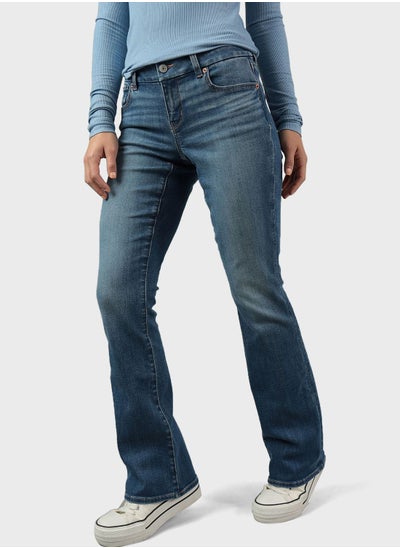 Buy Low Rise Bootcut Jeans in Saudi Arabia