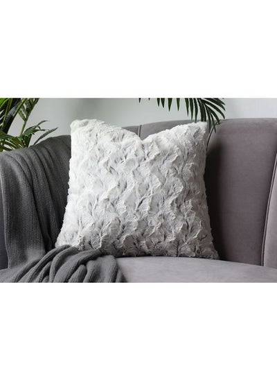 اشتري Bliss Texture Filled Cushion White 45x45cm في الامارات