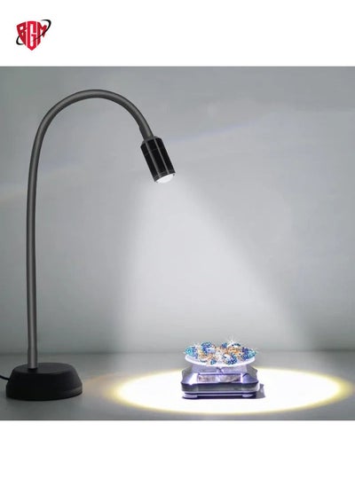 Buy LED Jewelry Photo Spotlights Table Lamps Take Wenwan Diamond Jadeite Jade Live Lights Fill Light Spotlight Can Be Adjusted,Style:  Single Head Basic Version in UAE