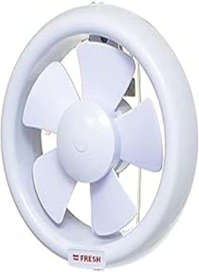 Buy Fresh Glass Ventilation Fan, 20 Cm - White in Egypt