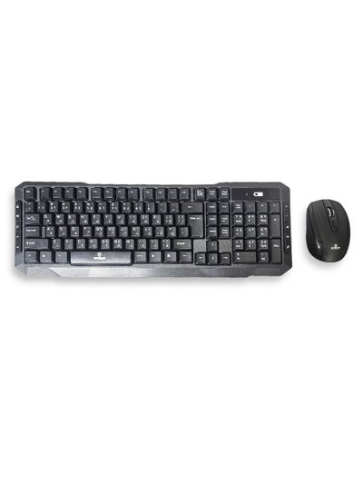 Buy wireless keyboard & Mouse 2.4g - Silent Key , Standard 104 Key K-516 in Egypt