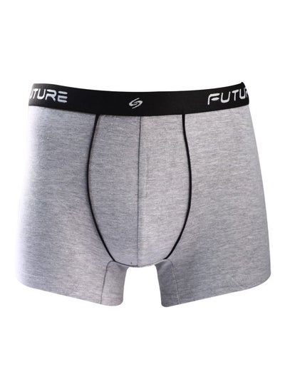 Buy Boxer Future Cotton grey for Men size M in Egypt