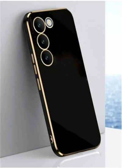 اشتري Mobile Phone Case for vivo V30 Lite Luxury Plating Soft Back Cover Raised Full Camera Protection في السعودية