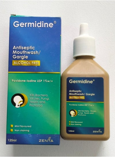 Buy Germidine Antiseptic Mouthwash-Gargle 125 ml in UAE