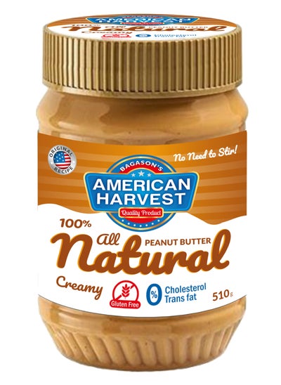 Buy All Natural Peanut Butter Creamy 510grams in UAE