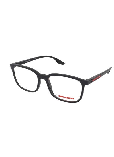 اشتري PRADA LINEA ROSSA Rectangle Eyeglasses PS 05MV 1B0101 SIZE 53 MATTE BLACK في الامارات