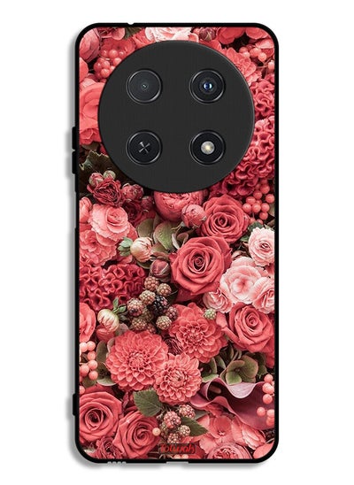 Buy Huawei nova 12i Protective Case Cover Peach Roses in Saudi Arabia