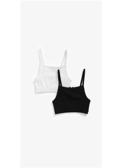 Buy Black and White Crop Tops 2 Pack in UAE